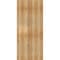 Ekena Millwork Joined Board-n-Batten Shutters w/Z-Bar, Rough Sawn Western Red Cedar, 21 1/2W x 49H, PR RBJ06Z21X049RWR - alternate 2